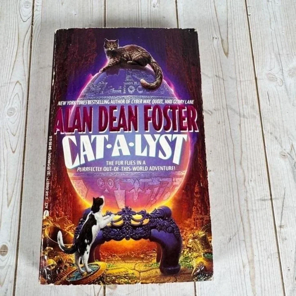 Alan Dean Foster Lot: Cat-A-Lyst 1991 & The End of the Matter 1983 Sci-Fi